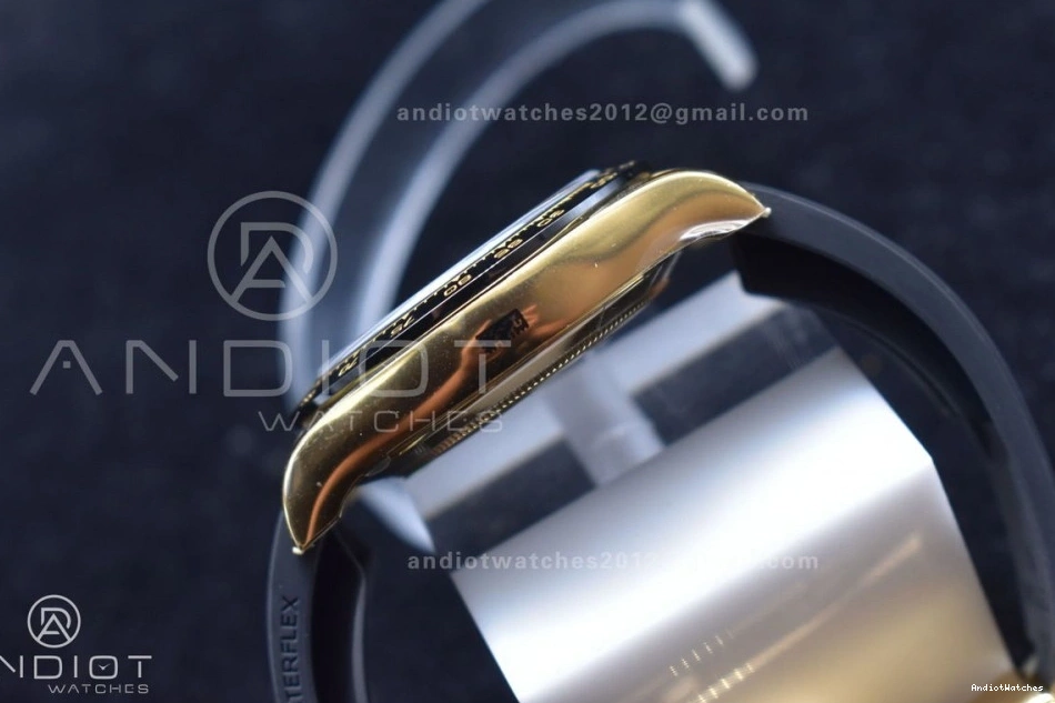 V Diamonds Clean 1:1 Edition Best SA4130 Dial Oysterflex Daytona on Timeless Black Strap Rubber 416 116518 0125